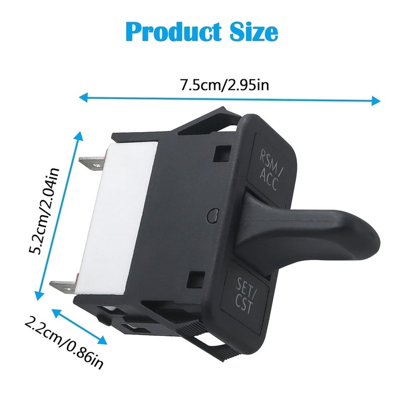 Panwarmoll Fixed Speed Cruise Control Switch Button Compatible with Freightliner Columbia 2001-2011Replace 901-5215 A0630769012 - Image 2